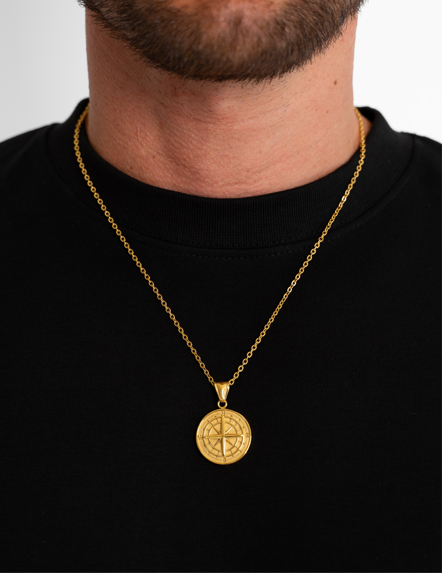 Compass Pendant (Gold)