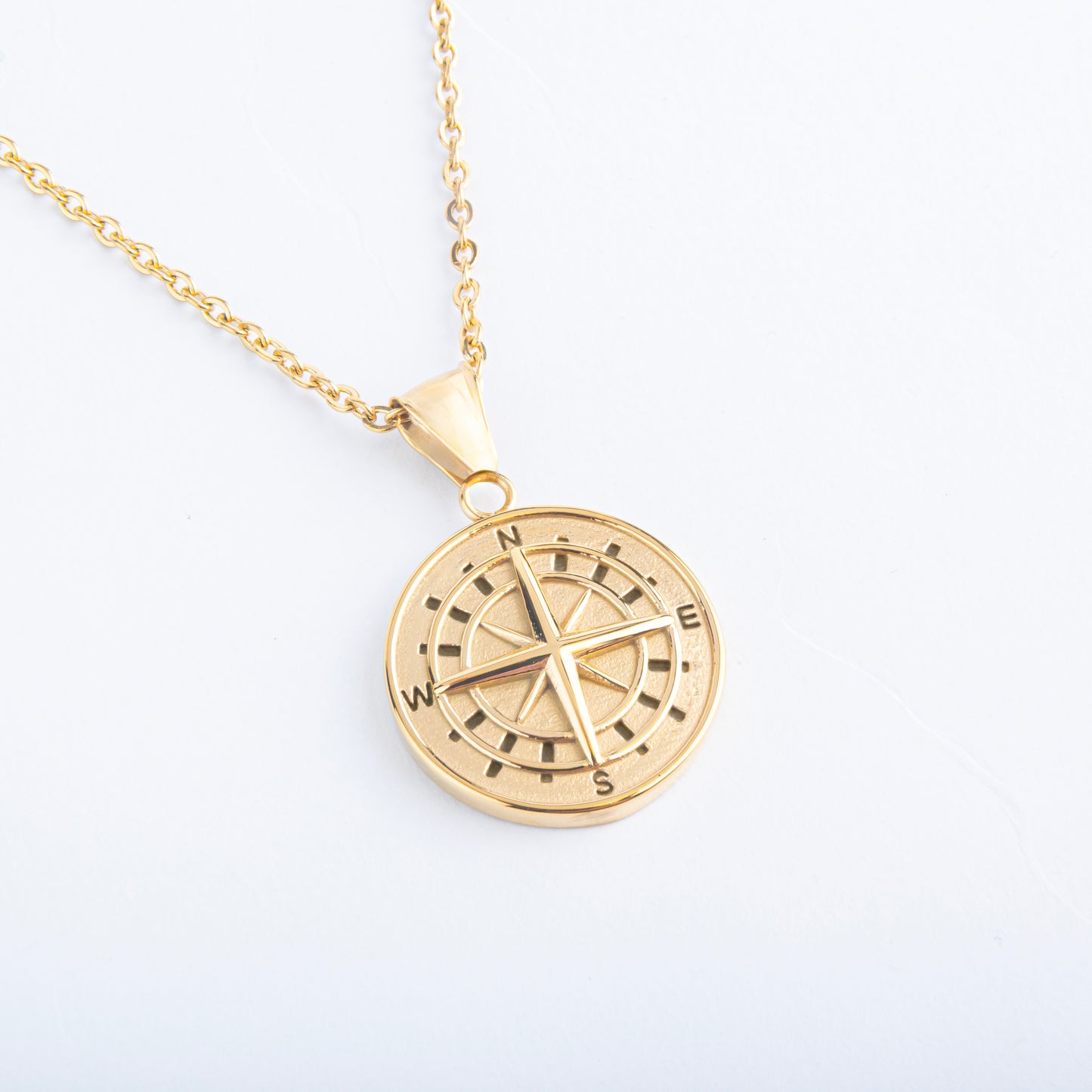 Compass Pendant (Gold)