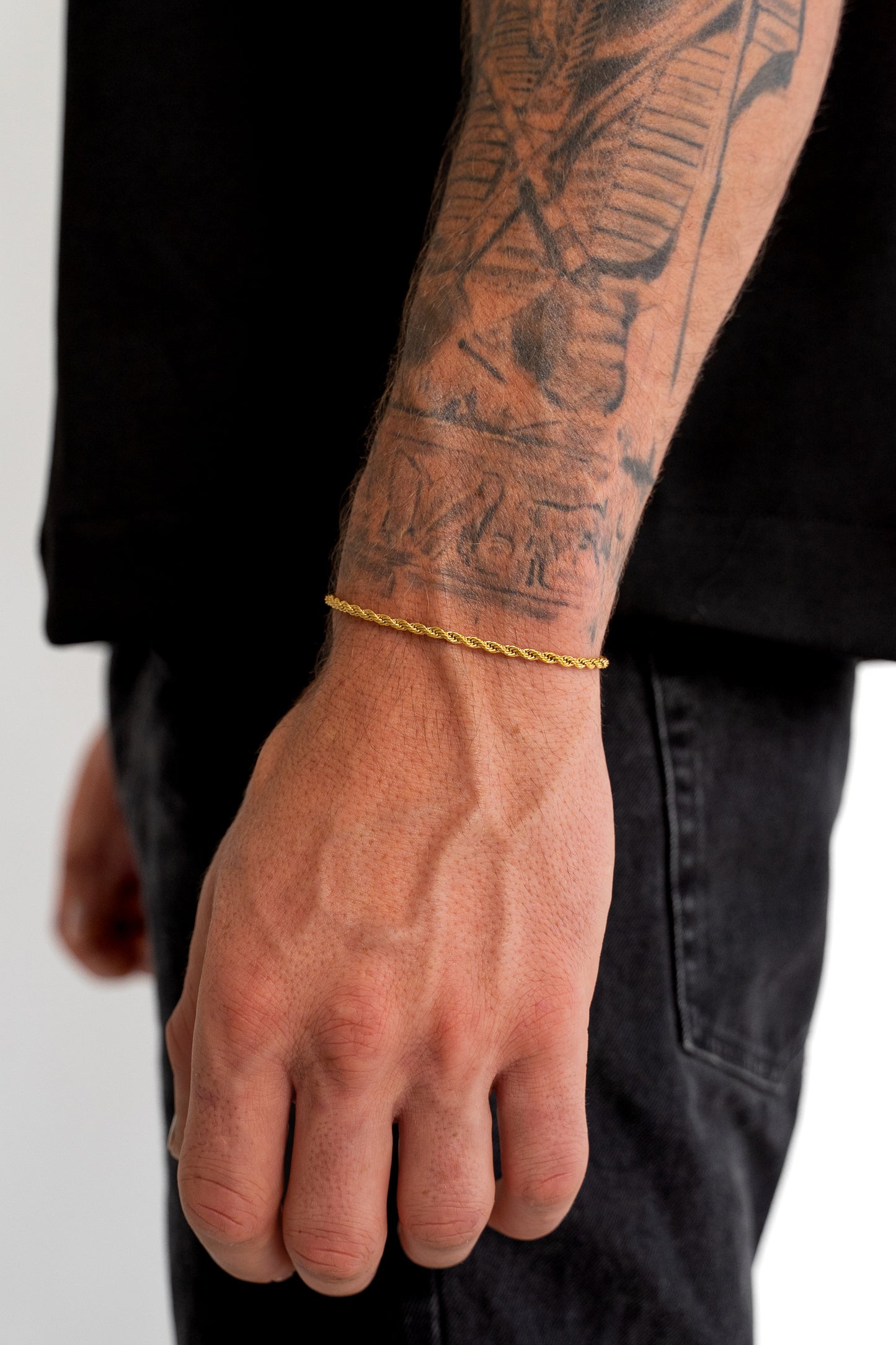 Rope Bracelet (Gold) 3MM