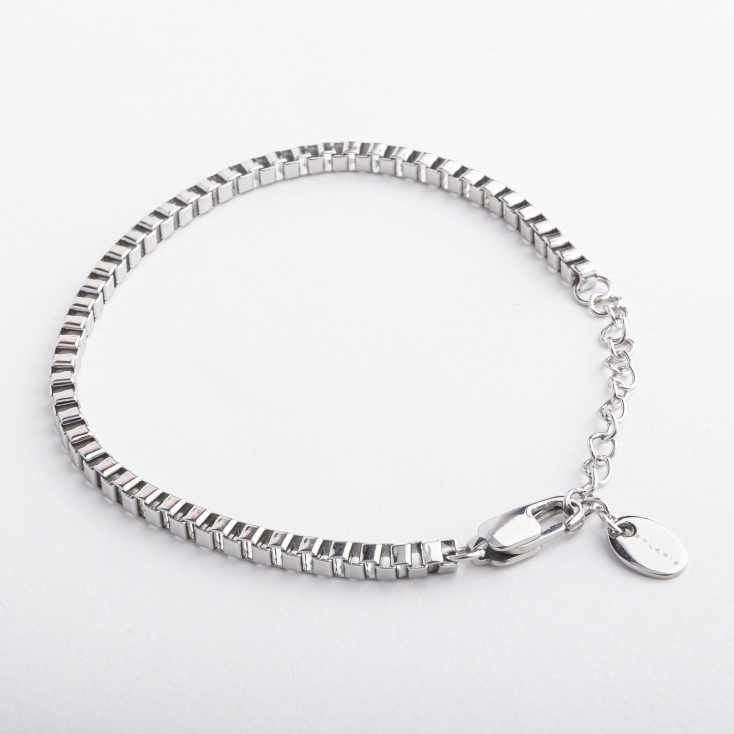 Box Bracelet (Silver) 3MM