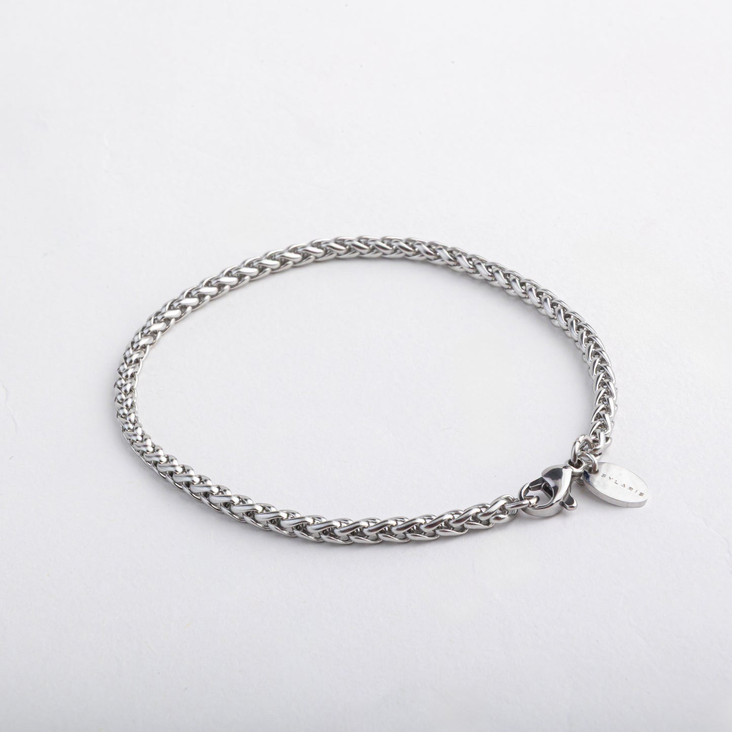 Wheat Bracelet (Silver) 3MM