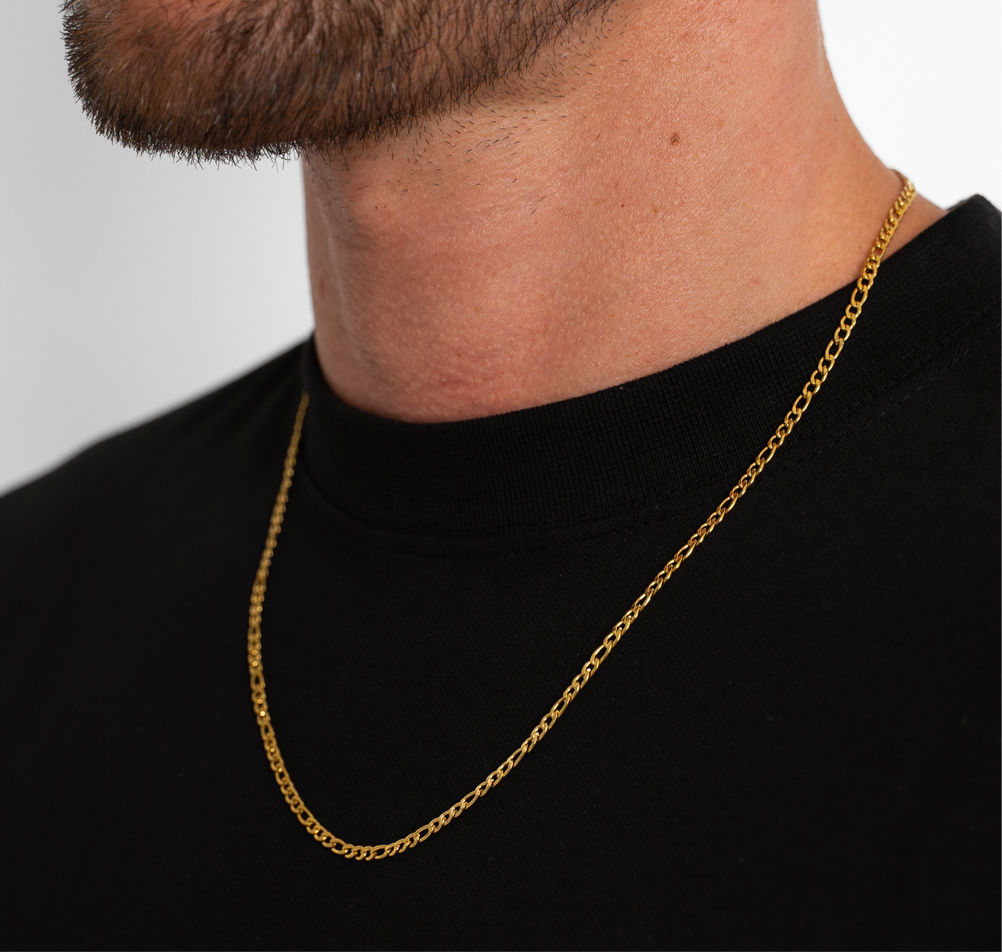 Figaro Chain (Gold) 3MM