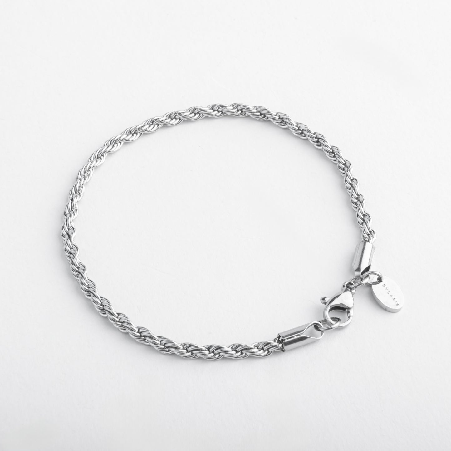 Rope Bracelet (Silver) 3MM
