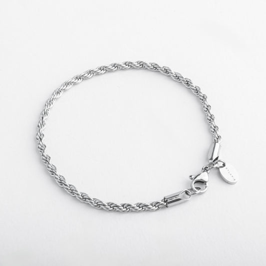 Rope Bracelet (Silver) 3MM