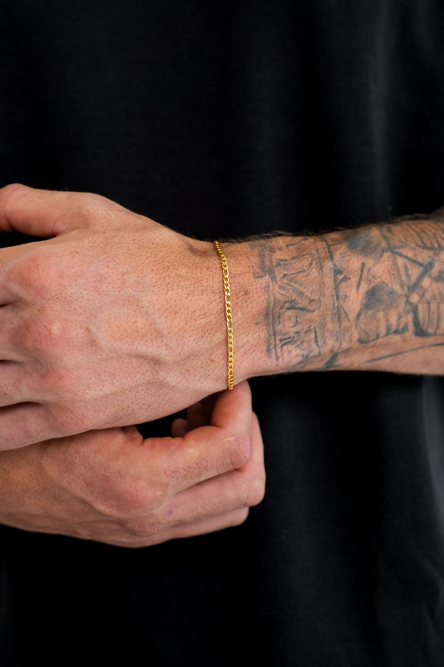 Figaro Bracelet (Gold) 3MM