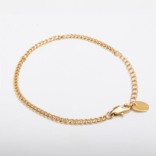 Cuban Bracelet (Gold) 3MM