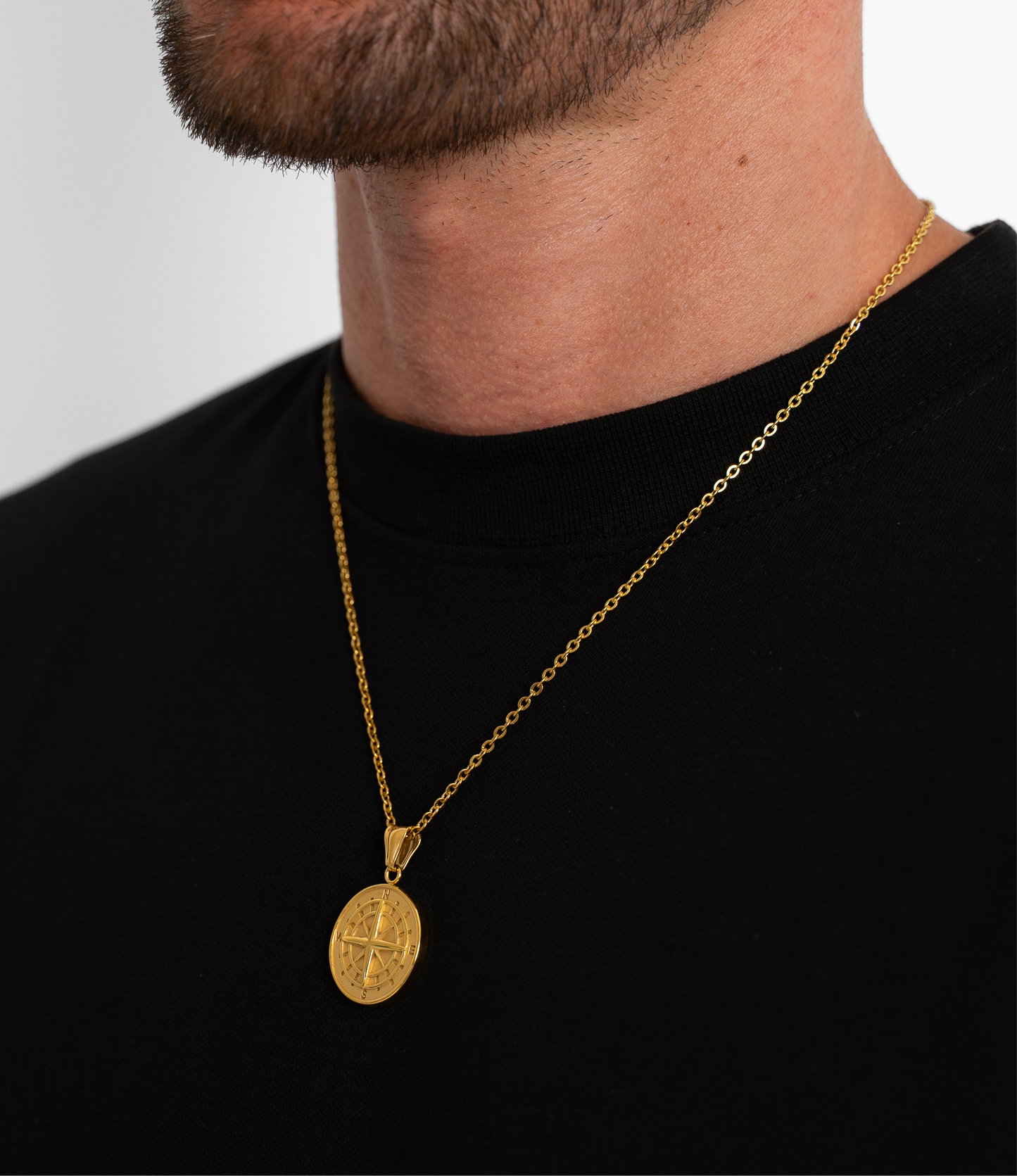 Compass Pendant (Gold)