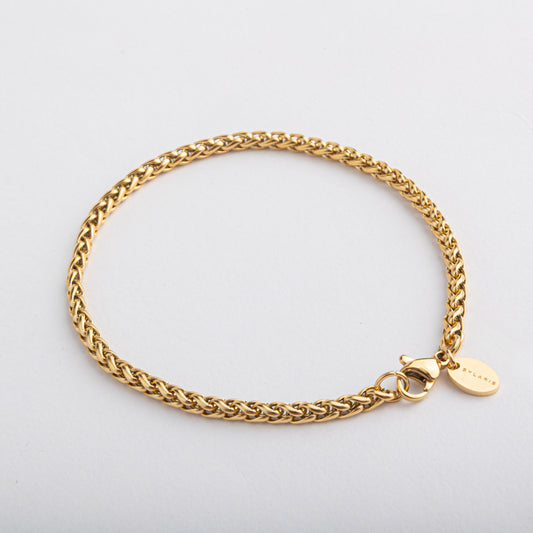 Wheat Bracelet (Gold) 3MM