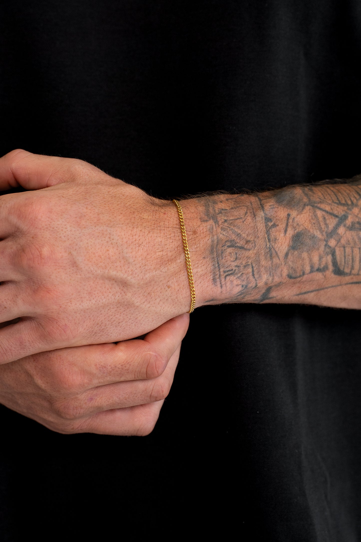 Cuban Bracelet (Gold) 3MM