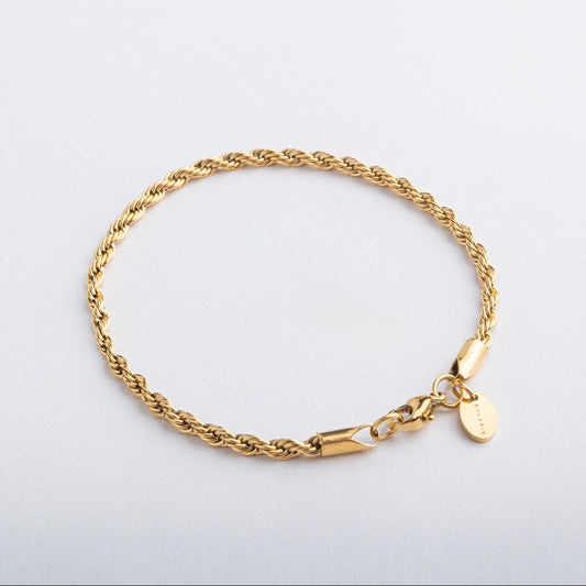 Rope Bracelet (Gold) 3MM