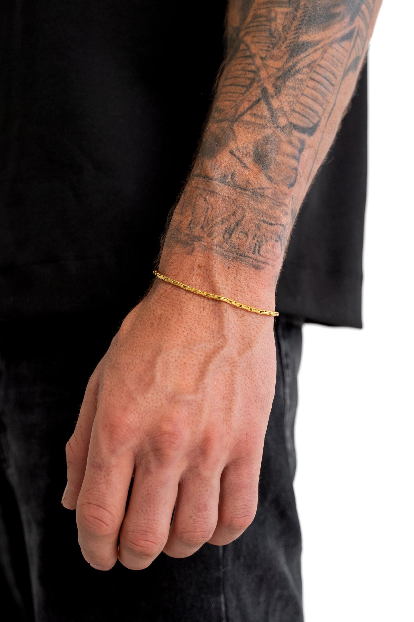Wire Bracelet (Gold) 3MM