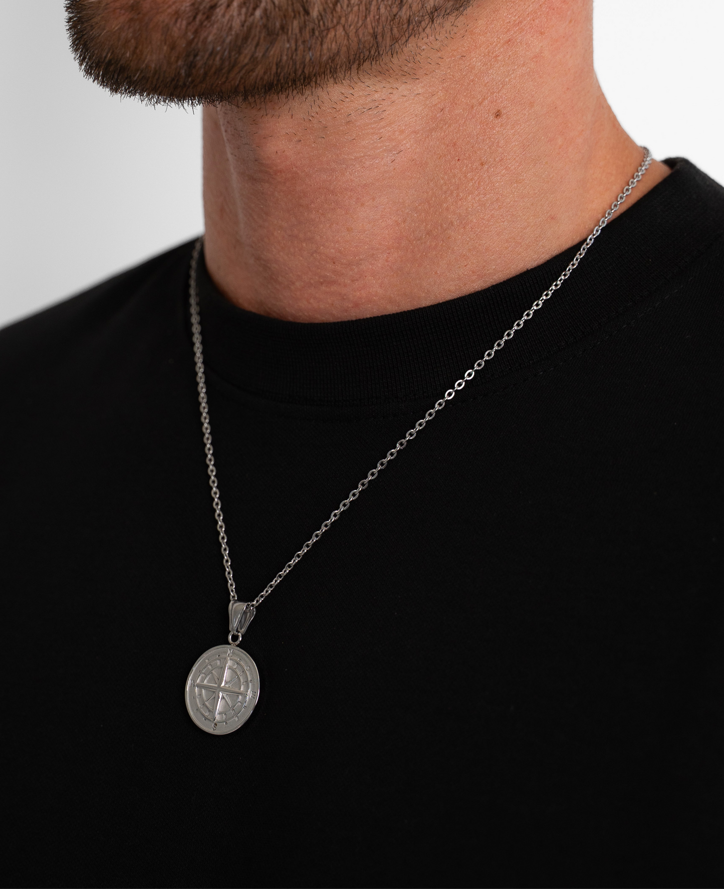 Compass Pendant (Silver)