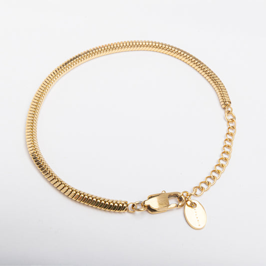 Snake Bracelet (Gold) 3MM