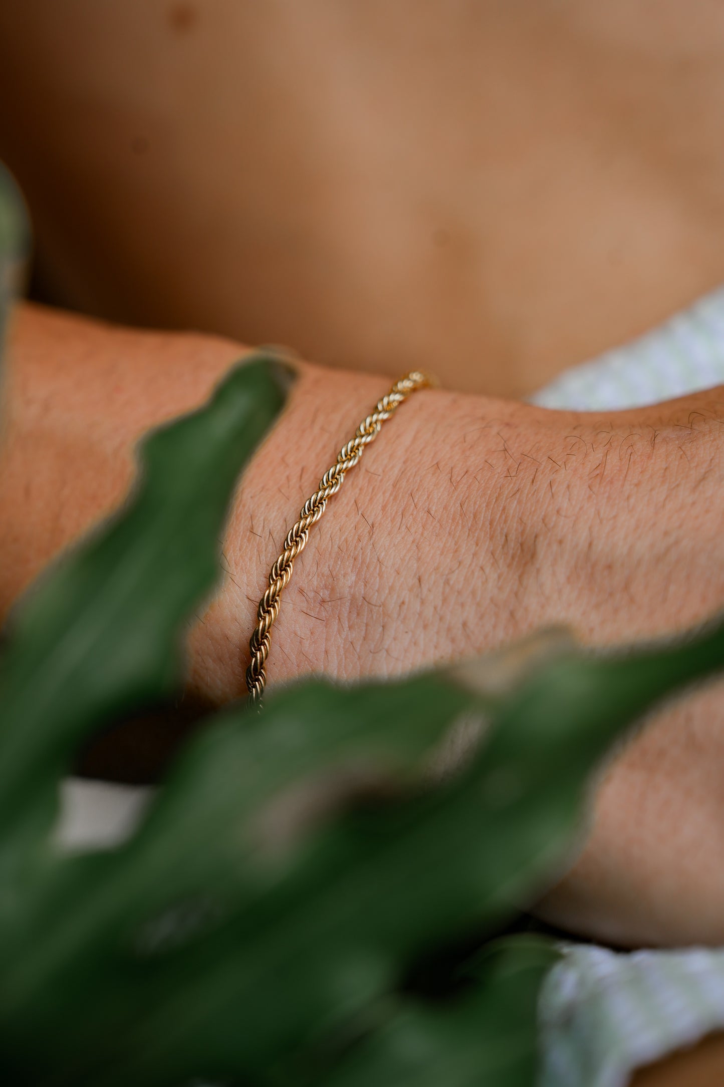 Rope Bracelet (Gold) 3MM